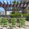 a group of chairs on a patio