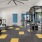 a gym with treadmills